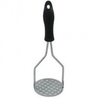 PISAPAPAS ACERO CON MANGO PLASTICO X 1